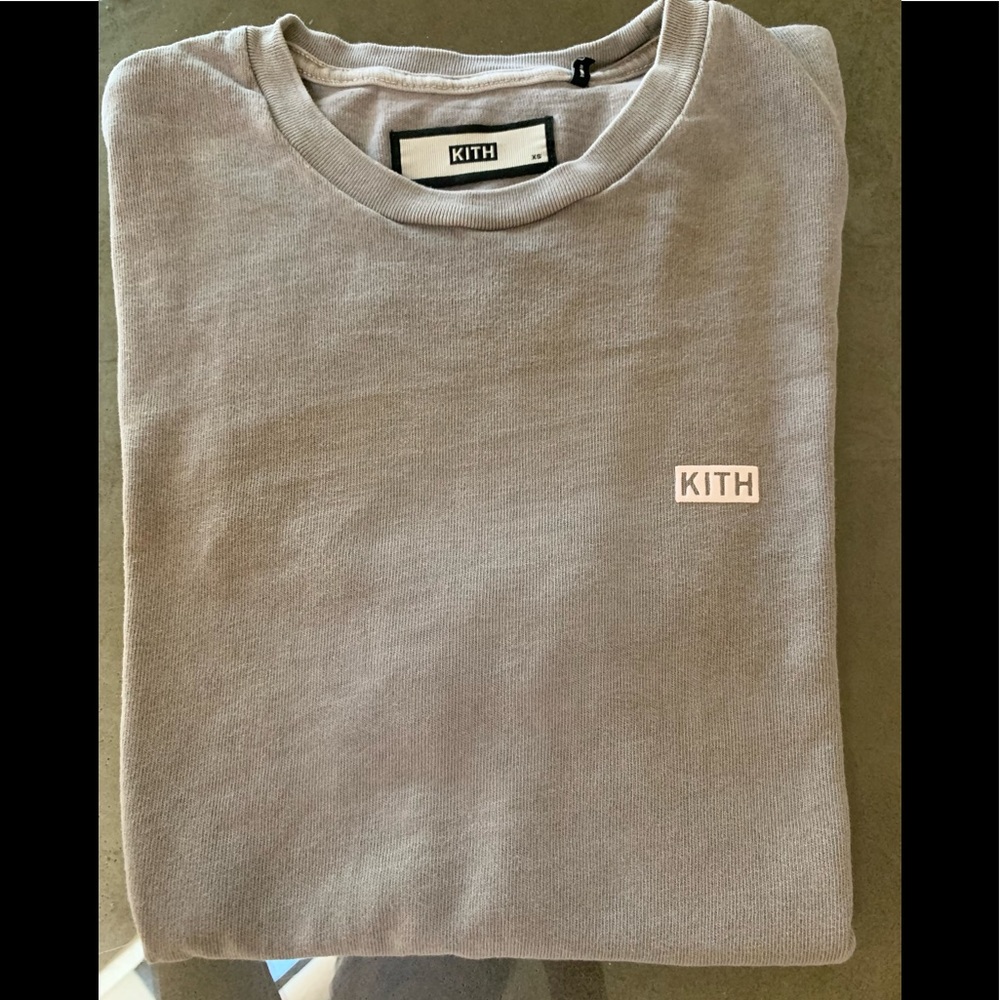 Kith mens gray tee shirt size small